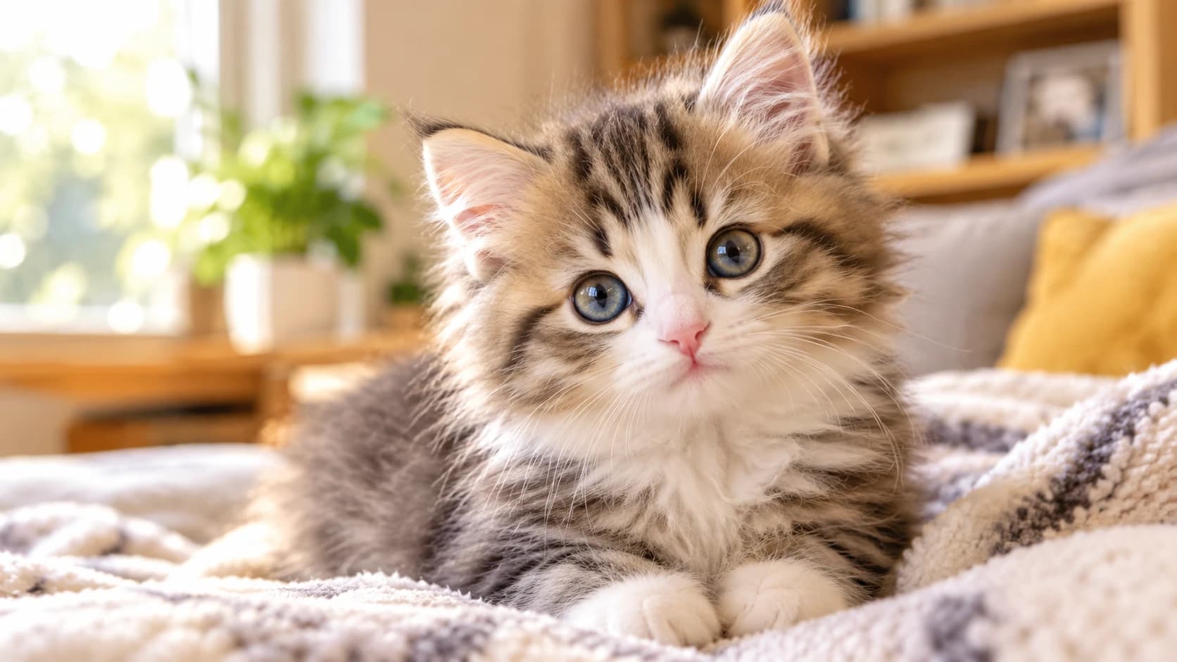 A cute kitten